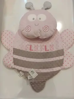 تشک و بالشت عروسکی نوزادی زنبور صورتی اورجینال ترکیه bibaby