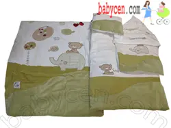 سرویس خواب چیکو نوزادی  4 تکه طرح فیل Chicco Baby Bed Set Elephant