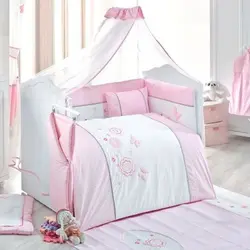 سرویس خواب کیدبو 9 تکه نوزادی سوییت فلاور کیدبو Kidboo مدل sweet flowers