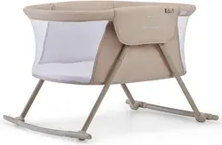 گهواره کیندرکرافت اصل لهستان مدل لاوی کابین سایز  رنگ کرم با کیف مخصوص حمل اسان گهواره و تخت نوزادی و قابل استفاده از 0 تا 15 کیلوگرم  حمل گهواره   kindercraft lovi / beige