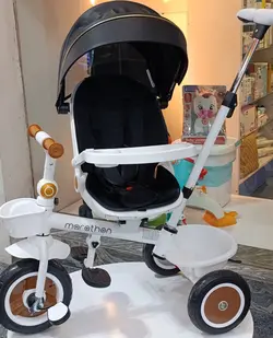 صندلی غذا چیکو اصل چهار چرخ رنگ طوسی مدل پولی 2 در یک  ویپور پولی با تنظیم ارتفاع و خواب کامل و جلوی پای کودک و چهار چرخ و اورجینال   Chicco Polly 2 in 1 Vapor