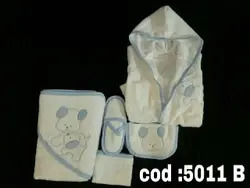 سرویس حوله نوزادی اصل ترک چهار تکه cocobebe