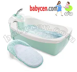 وان جکوزی دار سامر Summer Luxuries Whirlpool Baby Bathtubرنگ سبز - بارنی
