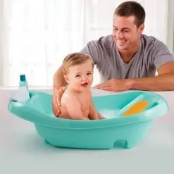 وان حمام نوزادی دوشدار سامر با اسانشور و لوازم رنگ سبز summer