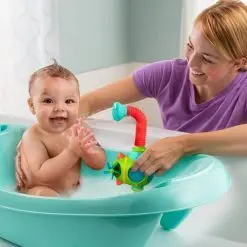 وان حمام نوزادی دوشدار سامر با اسانشور و لوازم رنگ سبز summer