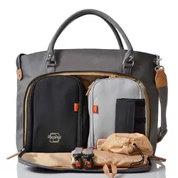 ساک لوازم نوزادی لازیگ اصل المان با زیرانداز تعویض و عایق دما lassig - بارنی