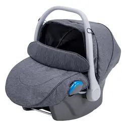 کالسکه ادامکس 4 تکه مدل ماسیمو رنگ طوسی با چرم فهوه ای روشن با کریکات و کریر و اکسسوری ادامکس adamex massimo v8