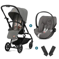 کالسکه کریر سایبکس اصل المان مدل اجیس 3 چرخ با کریر ایتون سایبکس و اداپتور نصب رنگ سورمه ای cybex Agis 3/ M-AIR