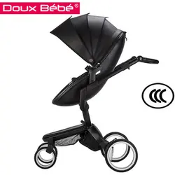 کالسکه کریر دوکس ب ب مدل فین فین رنگ مشکی با تشک دوبل مشکی و اداپتور نصب دوکس ب ب doux bebe finfin