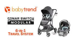 کالسکه کریر 6 کاره بیبی ترند امریکا babytrend|قیمت کالسکه بیبی ترند|سیسمونی بارنی|کالسکه