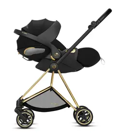 کالسکه کریر سایبکس میوس رزگلد مشکی و کریر کریکات شو کلود کیو پلاس مشکی cybex mios rose gold cloud  /black