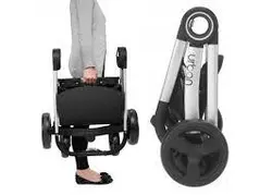 کالسکه کریر چیکو مدل اوربان پلاس با بیس صندلی ماشین و کریکات شونده با گرم کن پای کالسکه  chicco urban plus