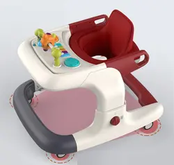 روروک کودک سه کاره جامپر شو و واکر شو ب ب کافورت موزیکال با چرخ های 360 درجه قفل دار و تنظیم ارتفاع  bb abc 3in1