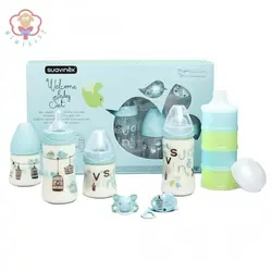 ست اعازین نوزاد سواوینکس آبی رنگ  suavinex