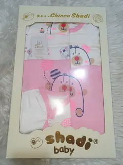 ۱۹ تیکه دورنگ چاپی نخی نوزادی شادی مدل حیوانات