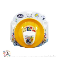 سرویس ظروف غذای ملامین نشکن کودک 5 تکه چیکو CIHCOO
