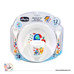 سرویس ظروف غذای ملامین نشکن کودک 5 تکه چیکو CIHCOO