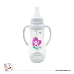 شیشه شیر کلاسیک دسته دار 250 میل مایا