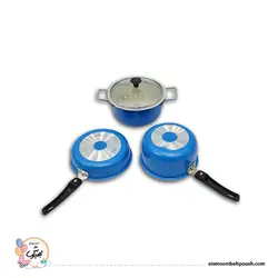 سرویس قابلمه 4 تکه تفلون کودک چیکو