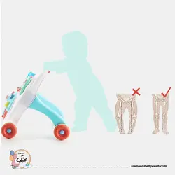 واکر آموزشی موزیکال کودک سوب بیر(sobebear)دارای چراغ چشمک زن