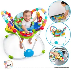 جامپر کودک موزیکال مدل پروانه ای بی بی انیشتین(Baby einstein)
