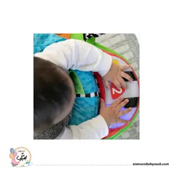 جامپر کودک موزیکال مدل پروانه ای بی بی انیشتین(Baby einstein)