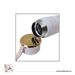 فلاسک استیل ضدزنگ بند چرمی (450 میل لیتر)