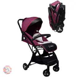 کالسکه مسافرتی ریچ کیدز ملورین پلاس آلومینیومی دسته چمدانی