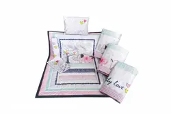 سرویس روتختی 7 تکه family love girl برند رزبرن - فروشگاه اینترنتی سیسمونی