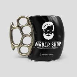 ماگ طرح پنجه بوکس مدل Barber Shop کد Zre-977d3