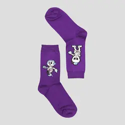 جوراب ساق بلند اسکلتی بوم مدل Psycho کد nyn363