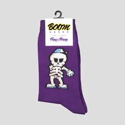 جوراب ساق بلند اسکلتی بوم مدل Psycho کد nyn363