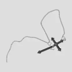 پیرسینگ زنجیردار طرح صلیب کد Hsn-971d10