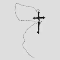 پیرسینگ زنجیردار طرح صلیب کد Hsn-971d10