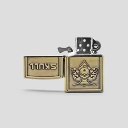 فندک بنزینی کانتای طرح جمجمه مدل Ace of Spades کد Ork-902d5