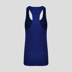 رکابی اسکلتی مدل Gym Club طرح جمجمه بدنساز رنگ آبی کد Py804