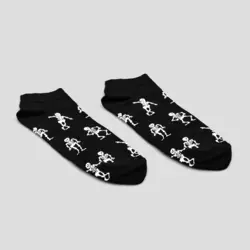 جوراب اسکلتی ساق کوتاه مدل اسکلت رقصان مدل Dance-BW کد Npsc-788d2