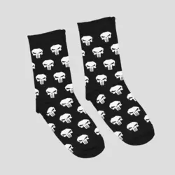 جوراب اسکلتی ساق بلند مدل پانیشر (The Punisher) Npsc-788d3