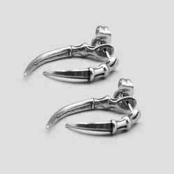 پیرسینگ گوش مدل پنجه اژدها دوبل کد Hvn-741d1