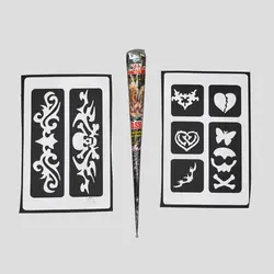 شابلن طرح اسکلت و حنا هندی مدل Aisha کد Hhb775