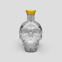 ست شات شش عددی و بطری طرح جمجمه شفاف کد Gss451