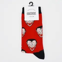 جوراب تا به تا ساق بلند طرح هتل ترانسیلوانیا مدل Optimist کد Nyn463