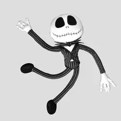 عروسک اسکلتی جک اسکلینگتون مدل Nightmare before Christmas کد Hxa464Ge