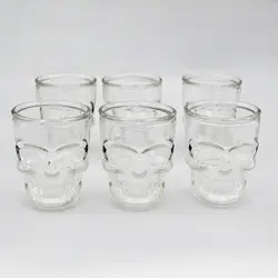 شات شفاف اسکلتی بسته شش عددی کد Gss451