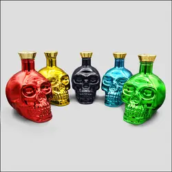 بطری جمجمه فانتاکروم مدل متال ظرفیت 1 لیتر درب پیچی کد Gbf510