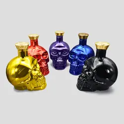 بطری جمجمه فانتاکروم مدل متال ظرفیت 1 لیتر درب پیچی کد Gbf510