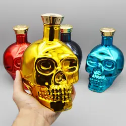 بطری جمجمه فانتاکروم مدل متال ظرفیت 1 لیتر درب پیچی کد Gbf510