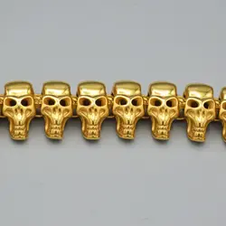 دستبند اسکلتی مدل Big Skulls کد Njd429