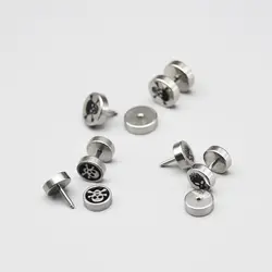 پیرسینگ اسکلتی گوش گرد طرح fire کد Njd-336d1