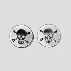 پیرسینگ اسکلتی گوش گرد طرح دزدان دریایی کد Njd-336d2